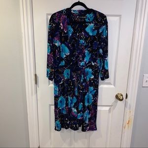 Lane Bryant Floral Wrap Dress - Size 14/16